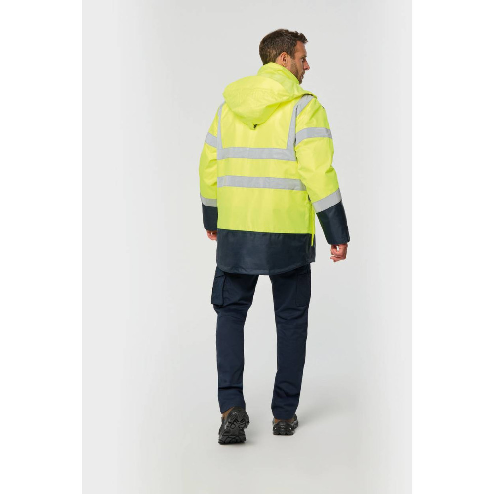 Parka de sécurité recyclée 4 en 1 unisexe