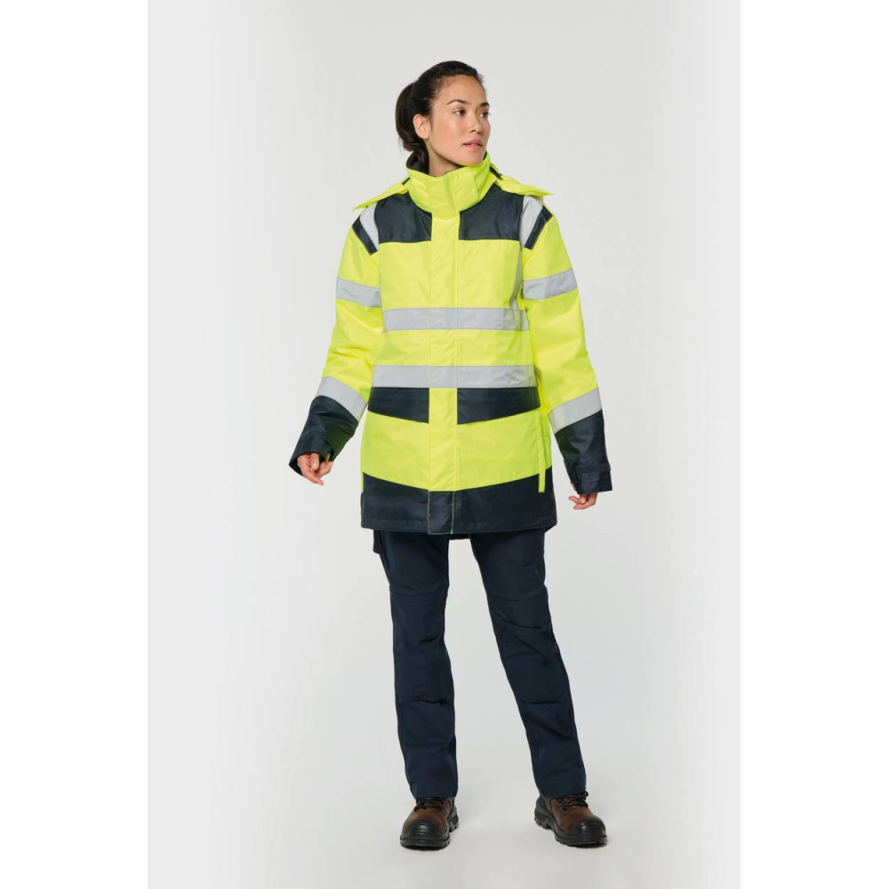Parka de sécurité recyclée 4 en 1 unisexe