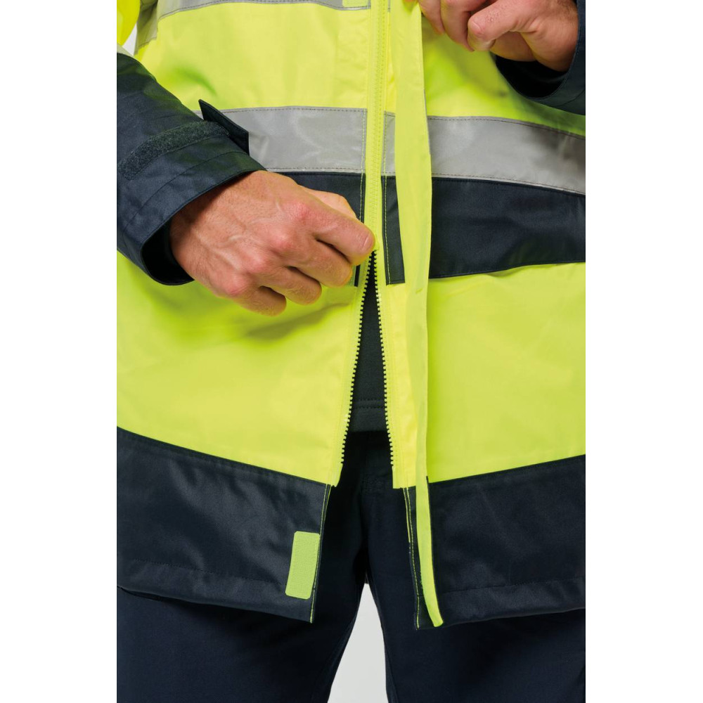 Parka de sécurité recyclée 4 en 1 unisexe