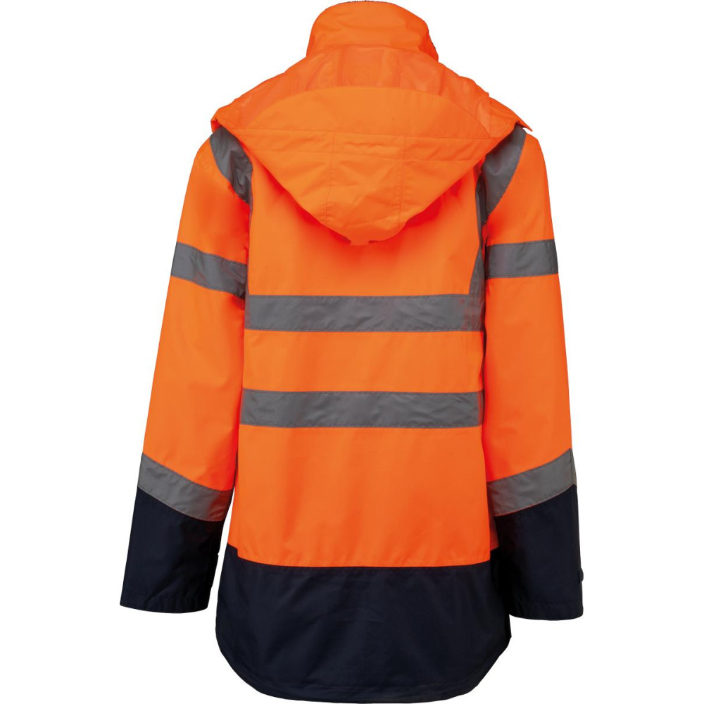 Parka de sécurité recyclée 4 en 1 unisexe