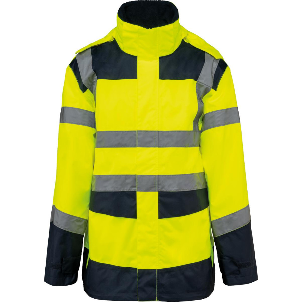 Parka de sécurité recyclée 4 en 1 unisexe
