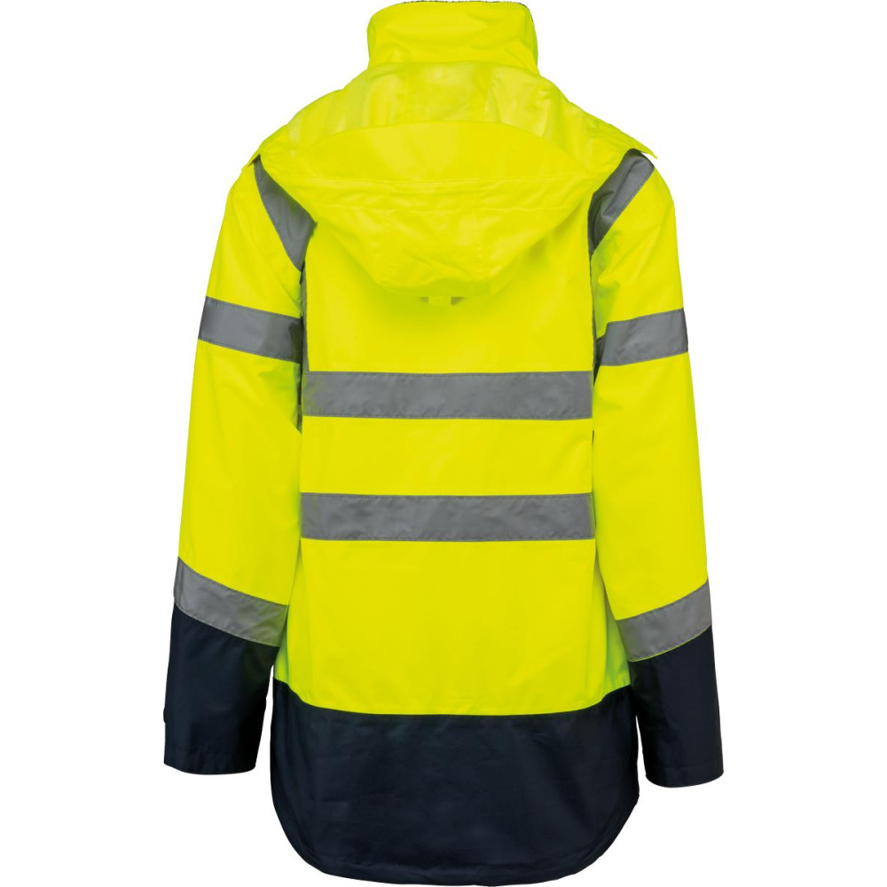 Parka de sécurité recyclée 4 en 1 unisexe