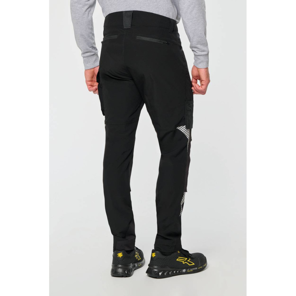Pantalon léger stretch recyclé multipoches unisexe 