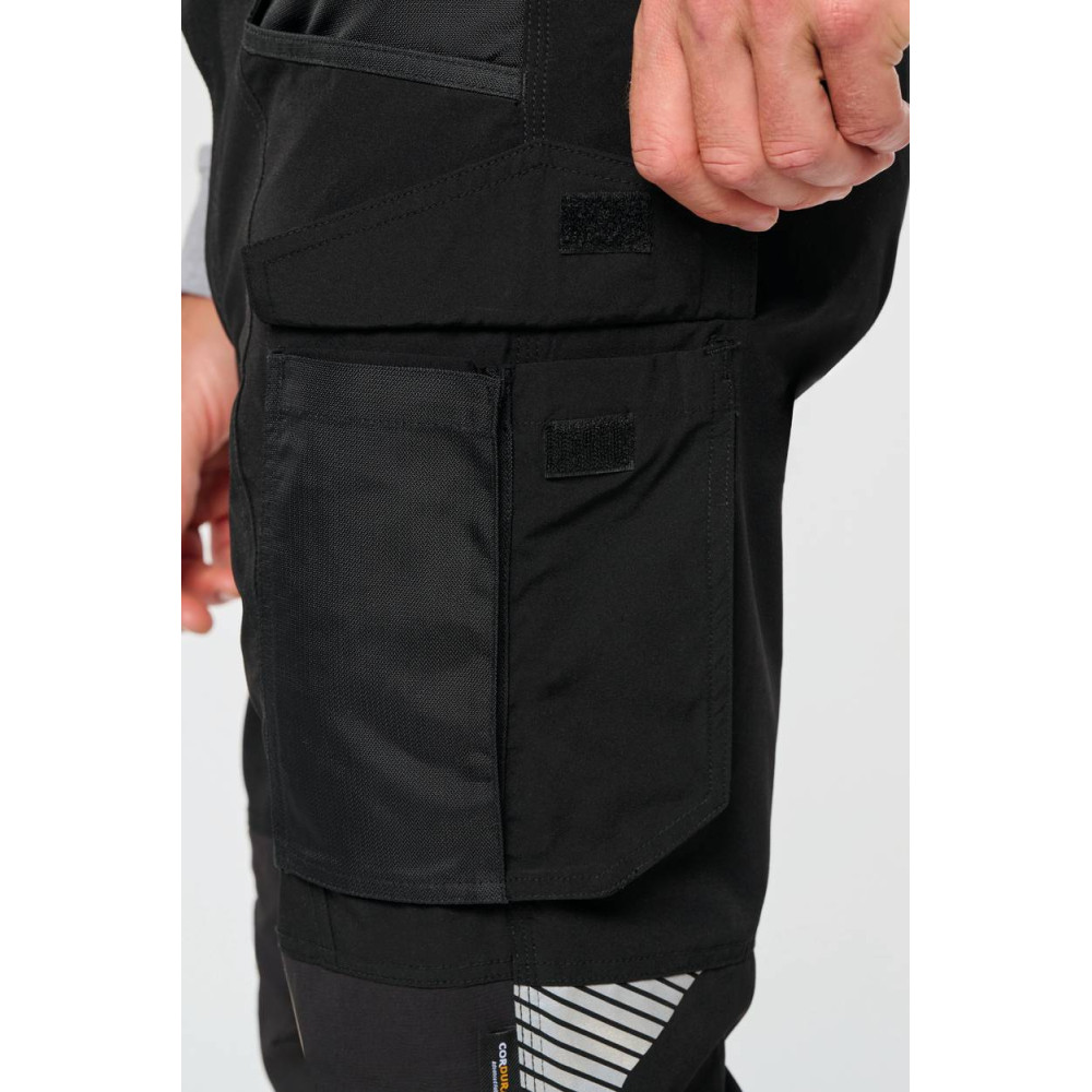 Pantalon léger stretch recyclé multipoches unisexe 