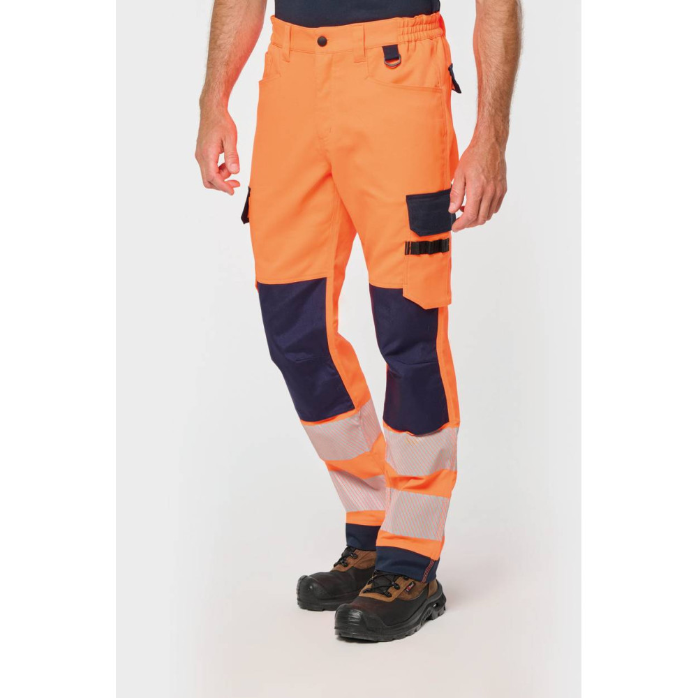 Pantalon de sécurité recyclé multipoches unisexe