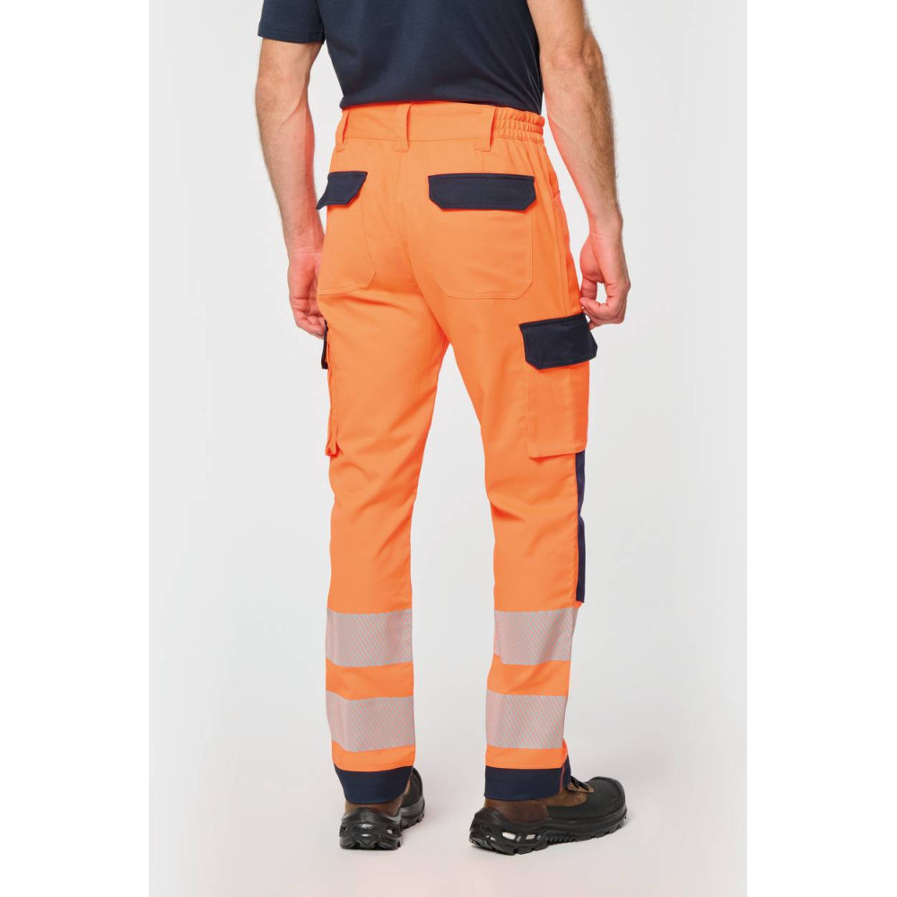 Pantalon de sécurité recyclé multipoches unisexe