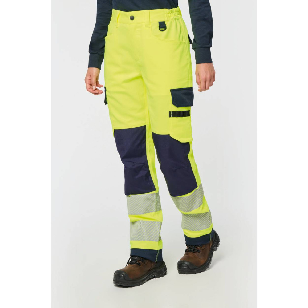 Pantalon de sécurité recyclé multipoches unisexe