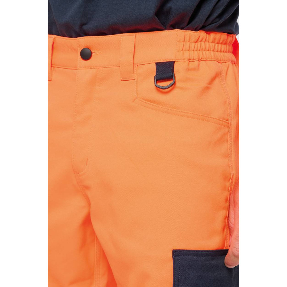 Pantalon de sécurité recyclé multipoches unisexe