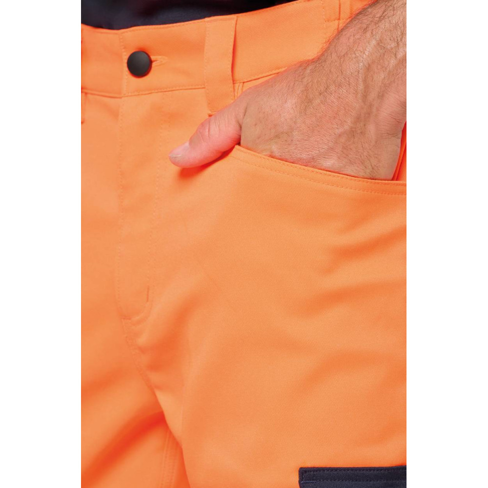 Pantalon de sécurité recyclé multipoches unisexe