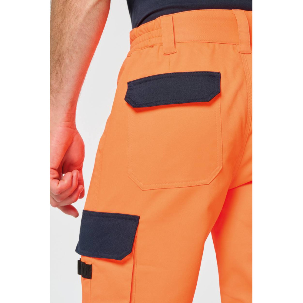 Pantalon de sécurité recyclé multipoches unisexe
