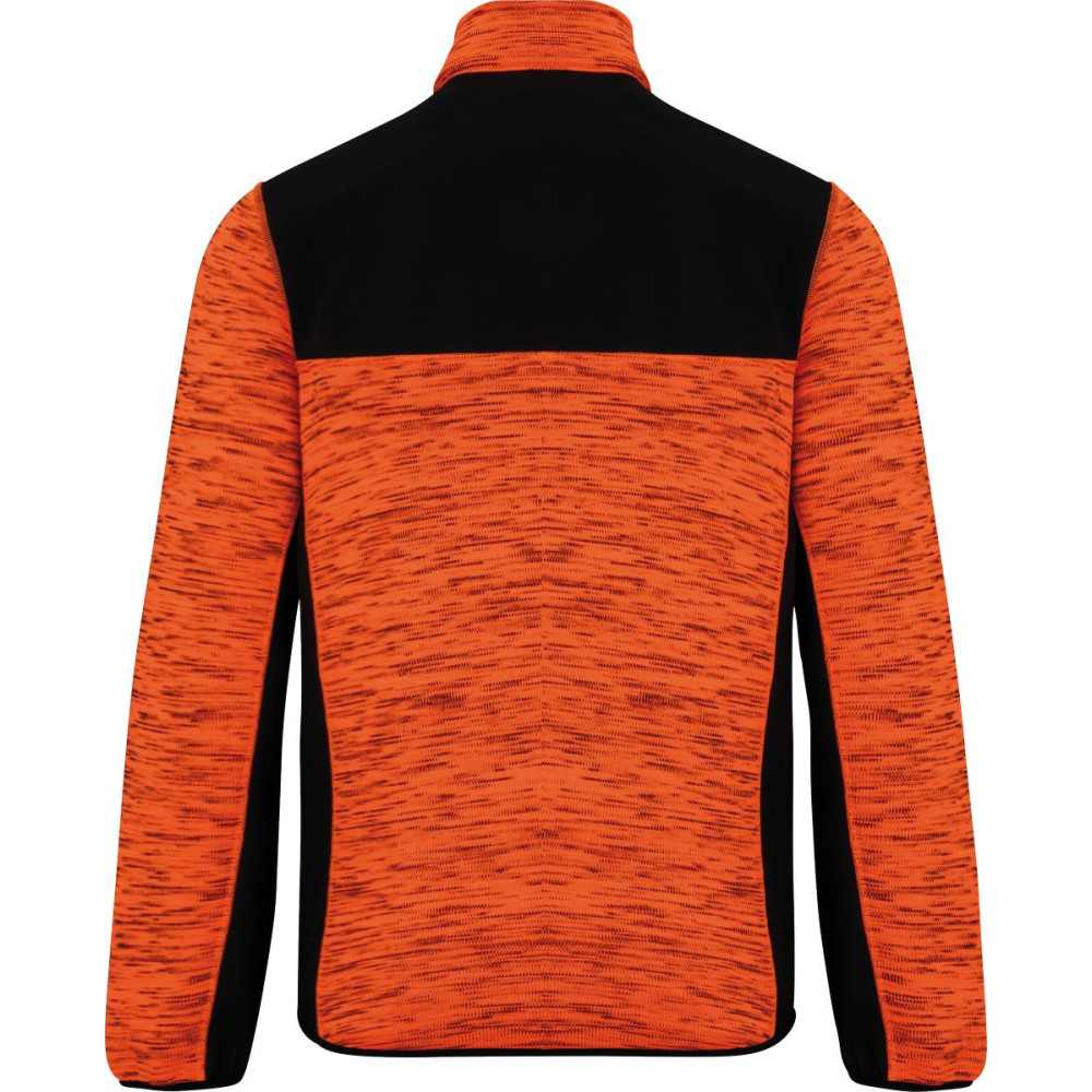 Veste recyclée en polytricot homme