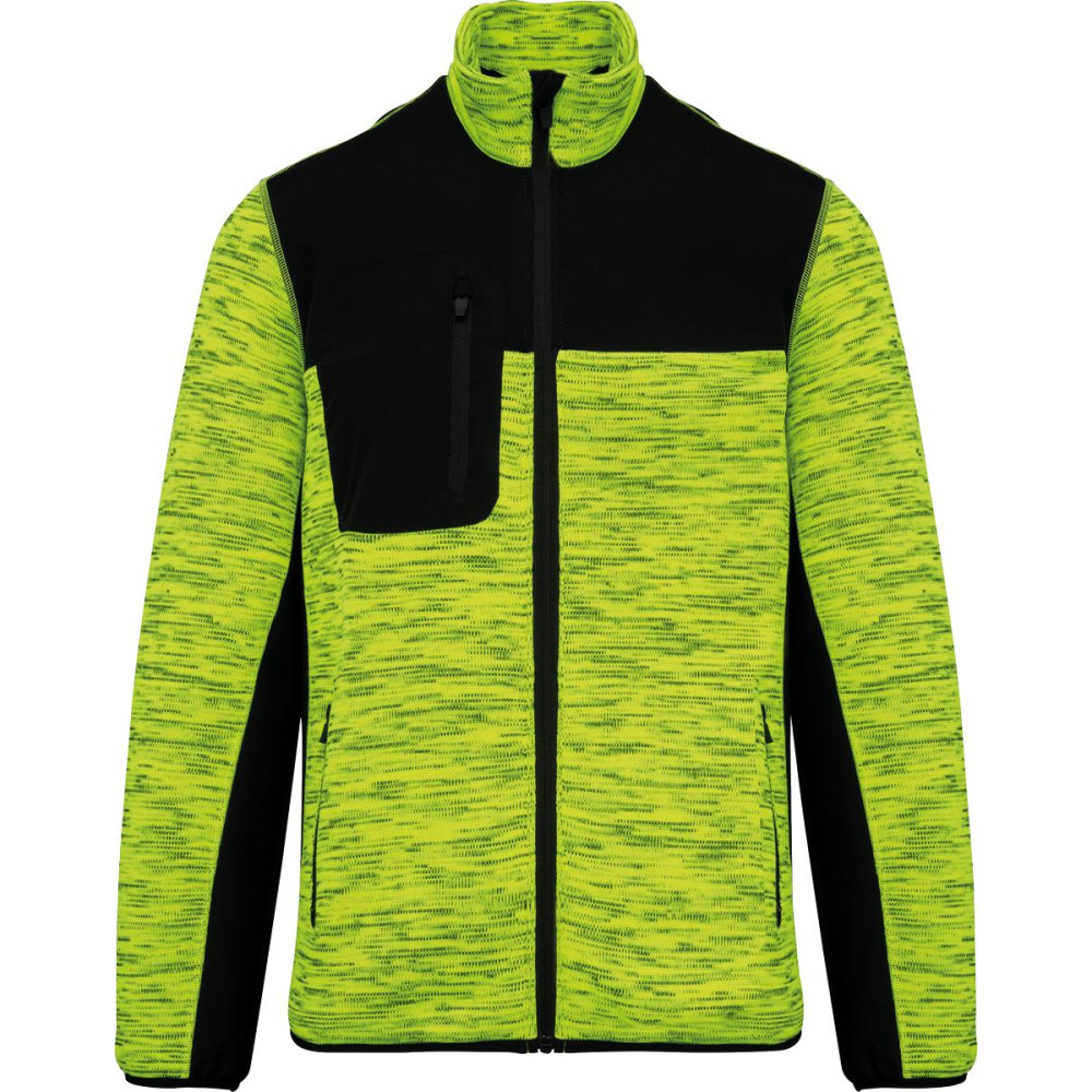 Veste recyclée en polytricot homme