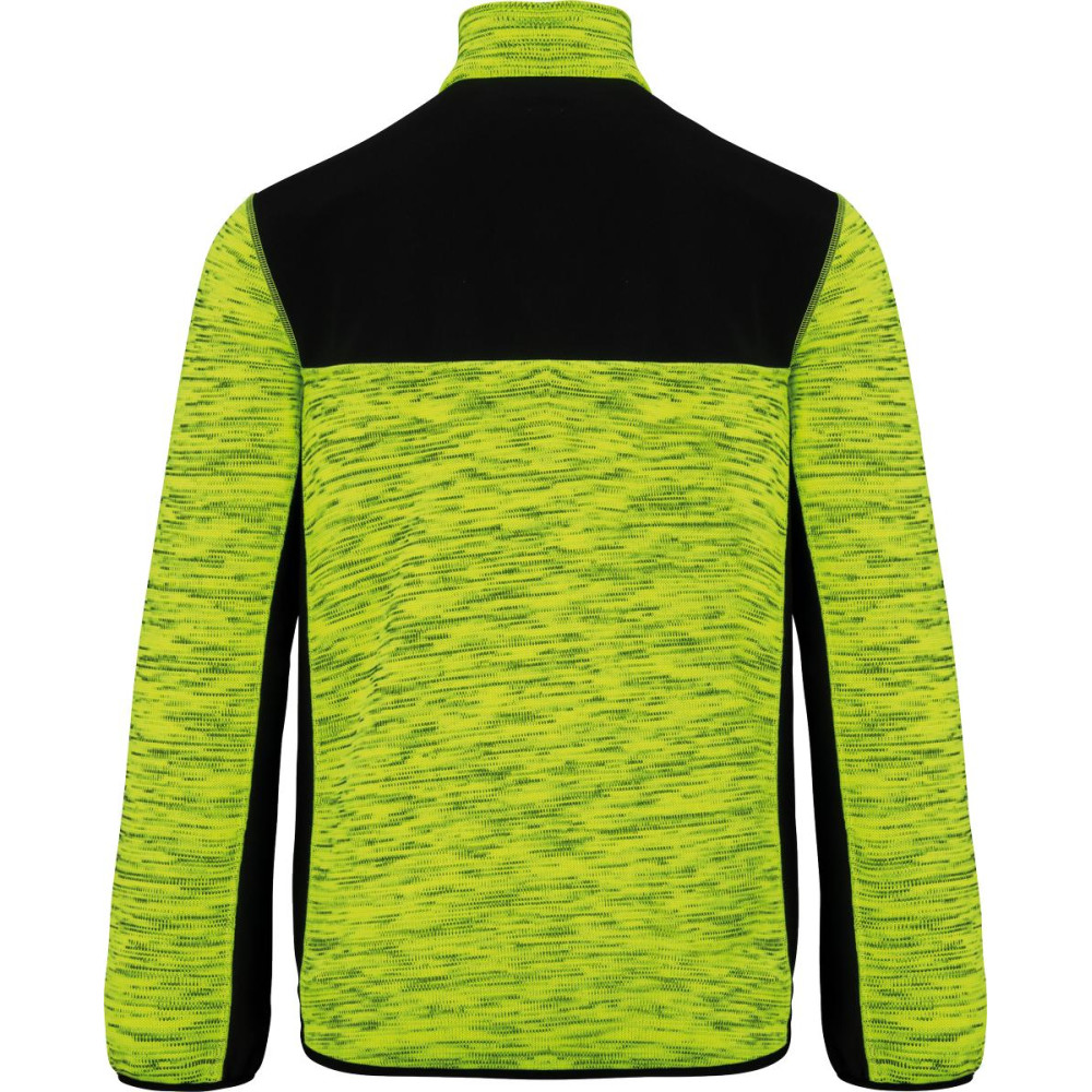 Veste recyclée en polytricot homme