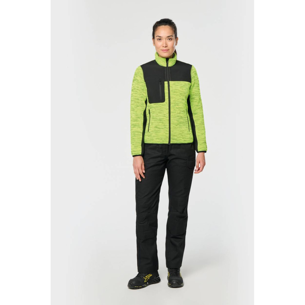 Veste recyclée en polytricot femme