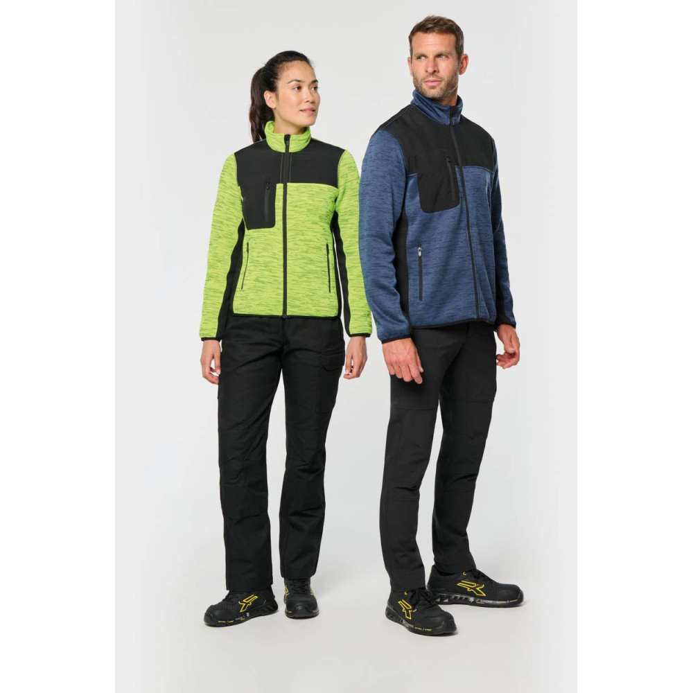 Veste recyclée en polytricot femme