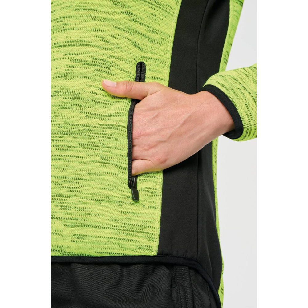 Veste recyclée en polytricot femme