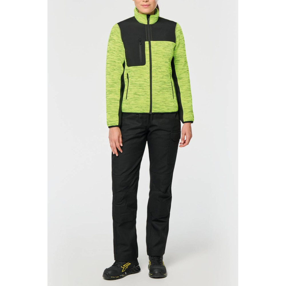 Veste recyclée en polytricot femme