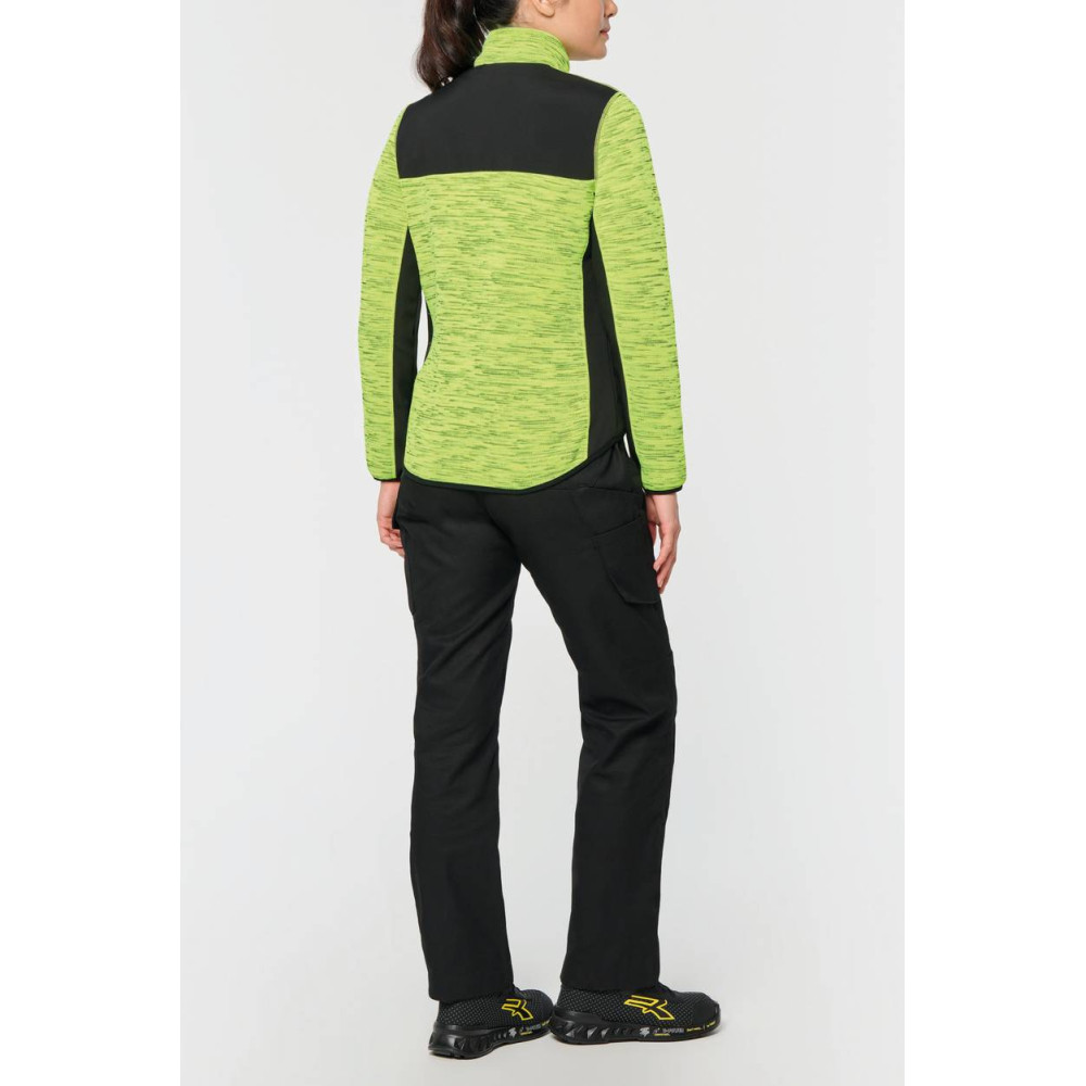 Veste recyclée en polytricot femme