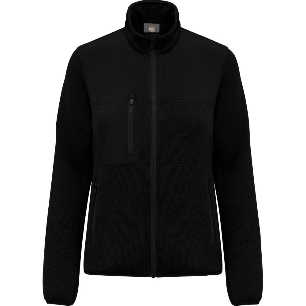 Veste recyclée en polytricot femme