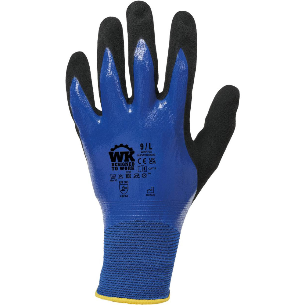 Gants de manutention en environnements humides