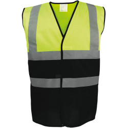 Gilet haute visibilité bicolore