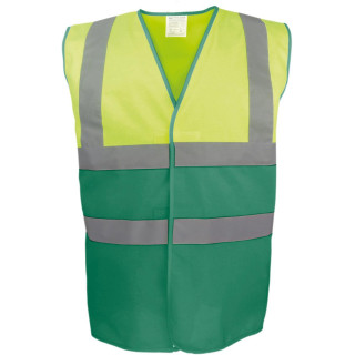 Gilet haute visibilité bicolore