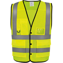 Gilet boutonné haute visibilité Eco Superior