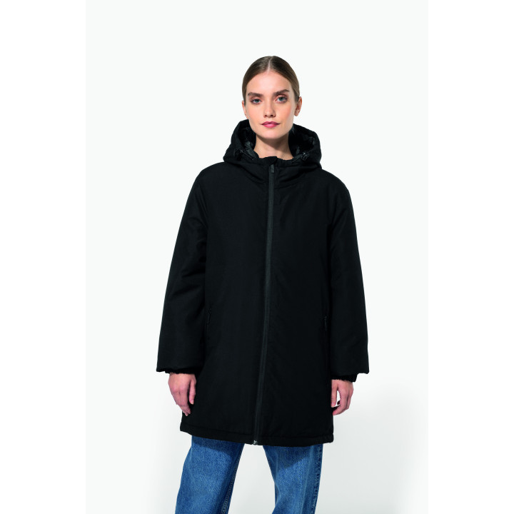 Parka tissu recyclé avec capuche Kariban imperméable