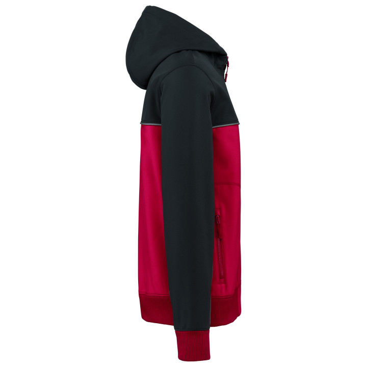 Veste softshell 3 couches bicolore unisexe travail