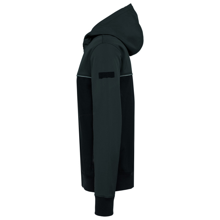Veste softshell 3 couches bicolore unisexe travail