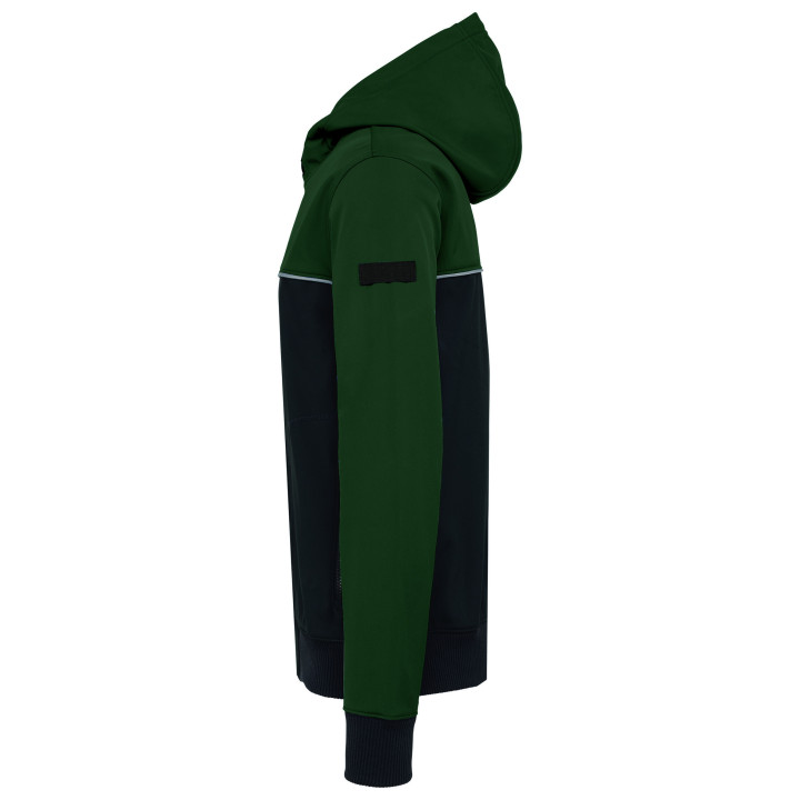Veste softshell 3 couches bicolore unisexe travail