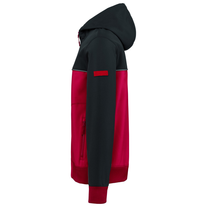 Veste softshell 3 couches bicolore unisexe travail
