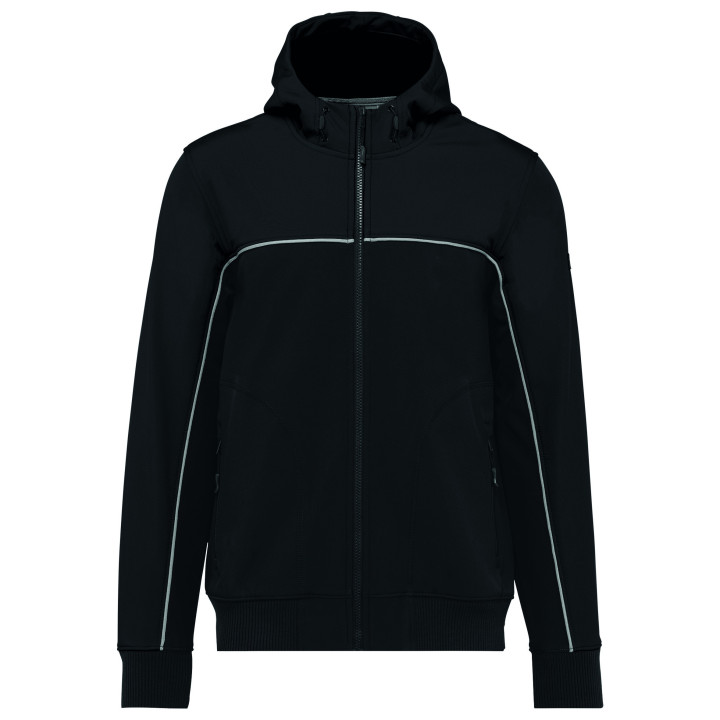 Veste softshell 3 couches bicolore unisexe travail