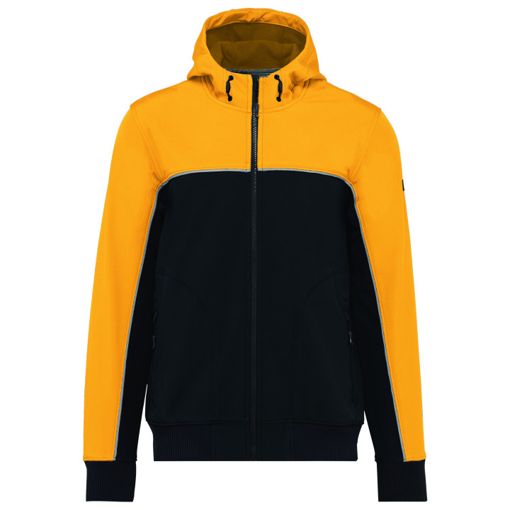 Veste softshell 3 couches bicolore unisexe travail