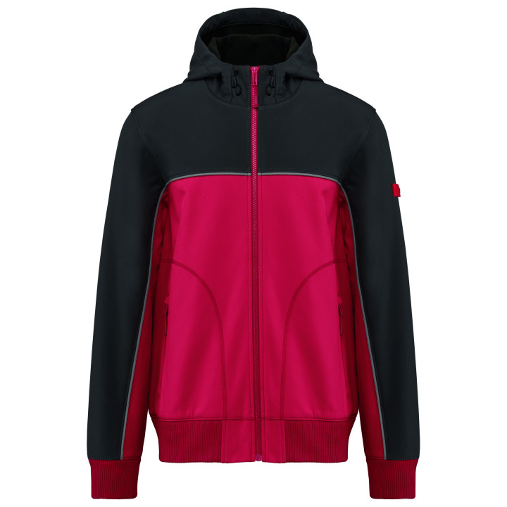 Veste softshell 3 couches bicolore unisexe travail