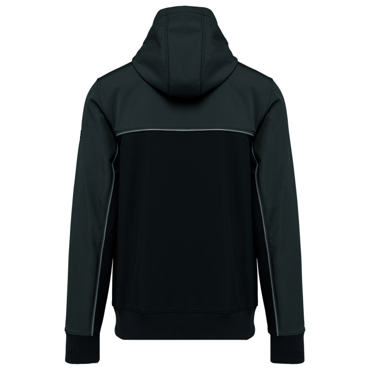 Veste softshell 3 couches bicolore unisexe travail