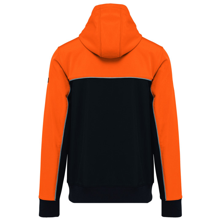 Veste softshell 3 couches bicolore unisexe travail