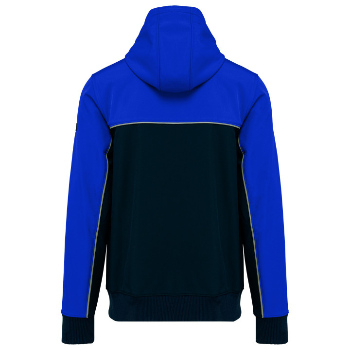 Veste softshell 3 couches bicolore unisexe travail